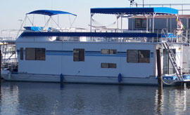 1988 Lazy Days Hi Bow Houseboat For Sale on Lake Plourde Louisiana