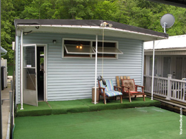 17 x 42 Floating Fish House, Boat, & Boat House For Sale on Norris Lake