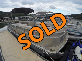 2011 Berkshire Limited 250CL Pontoon Boat with 90HP 4-Stroke Suzuki Outboard Motor For Sale on Norris Lake