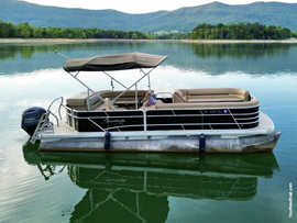 Fresh Water 2019 Sweetwater 2386 Cruise Pontoon Boat with 115HP Yamaha 4-Stroke Outboard Motor For Sale on Norris Lake Tennessee at Powell Valley Marina and Resort