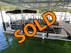 2019 Sweetwater 2386 Rental Fleet Pontoon Boat with 115HP Yamaha 4-Stroke Outboard Motor For Sale on Norris Lake Tennessee at Flat Hollow Marina