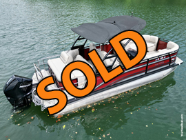 2020 Harris Solstice 220SL Tritoon with 250HP Mercury 4-Stroke Outboard Motor and Tandem Axle Trailer For Sale near Norris Lake Tennessee
