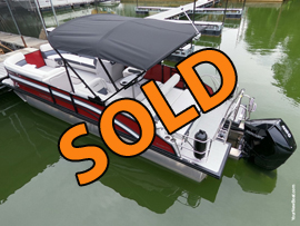 2021 Harris Sunliner 250SL Tritoon with 250XL Mercury Motor For Sale on Lake Loudoun Tennessee River near Knoxville TN