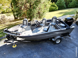 2022 Lowe Fishing Machine 1675 SC Boat Motor and Trailer For Sale near Norris Lake Tennessee