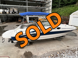 2003 SeaRay 240 SunDeck Deck Boat For Sale on Norris Lake Tennessee at Stardust Marina