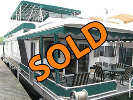2004 Lakeview 16 x 67WB Houseboat For Sale on Norris Lake in East Tennessee