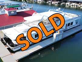 2007 Stardust Cruisers 19 x 86 WB Custom Built One Owner Aluminum Hull Houseboat For Sale on Norris Lake Tennessee with Reverse Floorplan Insulation Package and More