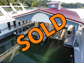 34 x 54 Covered Dock For Sale on Norris Lake Tennessee at Cedar Grove Marina