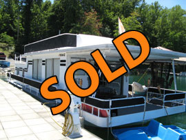 1974 Sumerset 14 x 50 (Steel) Houseboat For Sale on Norris Lake TN