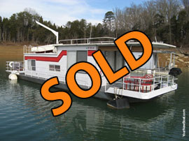 1975 Captains Craft 11 x 42 (Steel) Houseboat For Sale on Norris Lake