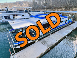 1977 Sumerset 14 x 58 Aluminum Hull Houseboat For Sale on Norris Lake Tennessee at Stardust Marina