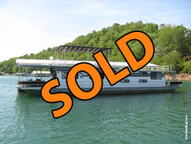 1987 Sumerset 16 x 70 Aluminum Hull Houseboat For Sale on Norris Lake Tennessee