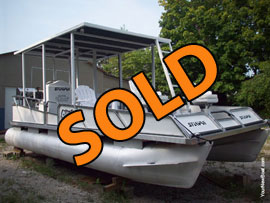 1988 Sylvan 24' Pontoon Boat For Sale on Lake Cumberland KY