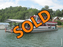 1995 Lakeview 15 x 68WB Houseboat For Sale on Norris Lake TN at Flat Hollow Marina and Resort with Dock and Pontoon Available for Additional Purchase