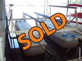 6500lb Used HydraHoist for sale on Lake Cumberland at Burnside Marina