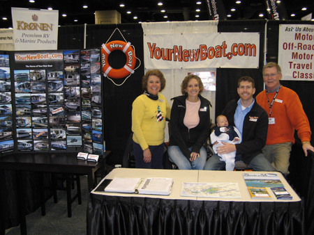 YourNewBoat.com at the 2009 Houseboat Expo