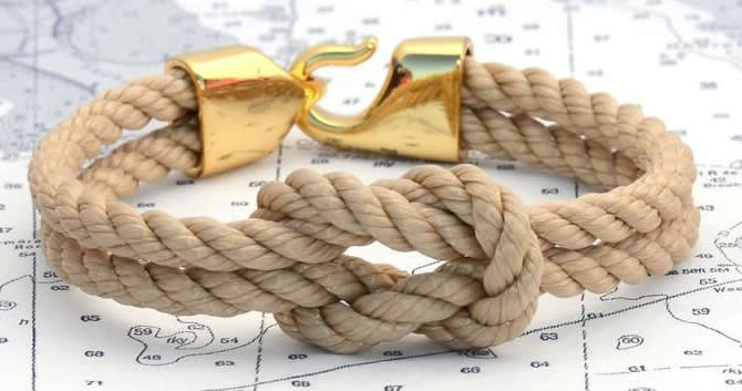 Lemon and Line Bracelets for the Nautical Life