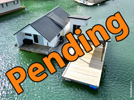 16 x 26 Floating Cabin (2 Bed 1 Bath + a Loft - Approx 426sqft of Living Space) For Sale on Norris Lake Tennessee at Flat Hollow Marina