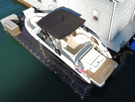 12 x 30 JetDock Drive On Boat Lift For Sale on Norris Lake Tennessee at Flat Hollow Marina